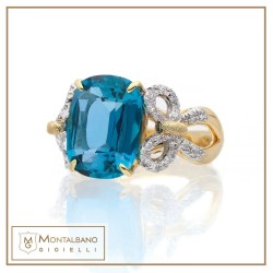 Anello Nodi d'Amore Grande blu | Gioielli De Nobili
